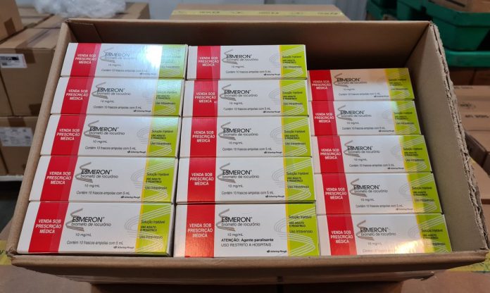 medicamentos para o kit intubação